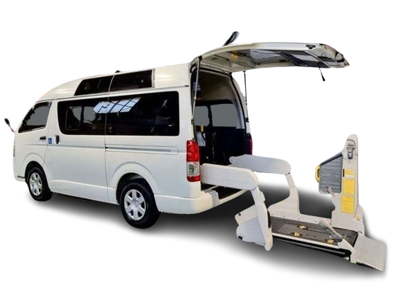 Wheelchair with ramp